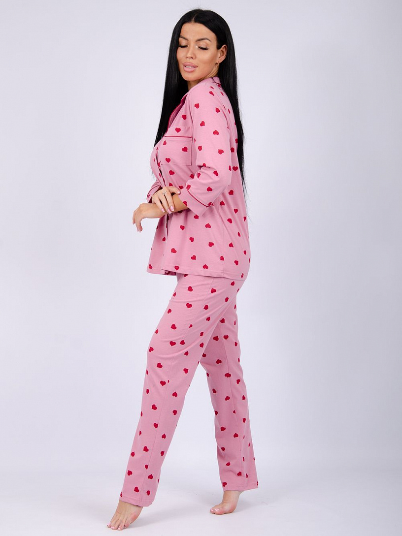 Пижама, домашний костюм ДК-515-сердечки